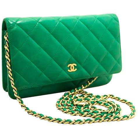 chanel green wallet on chain|Chanel wallet on chain preis.